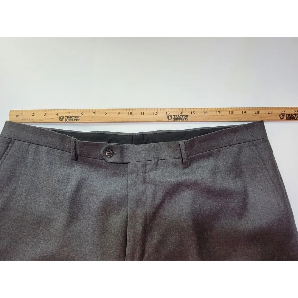 Jos. A. Bank Suit Mens 48R Wool Traveler Chelsea Gray Tailored Fit 2pc Business